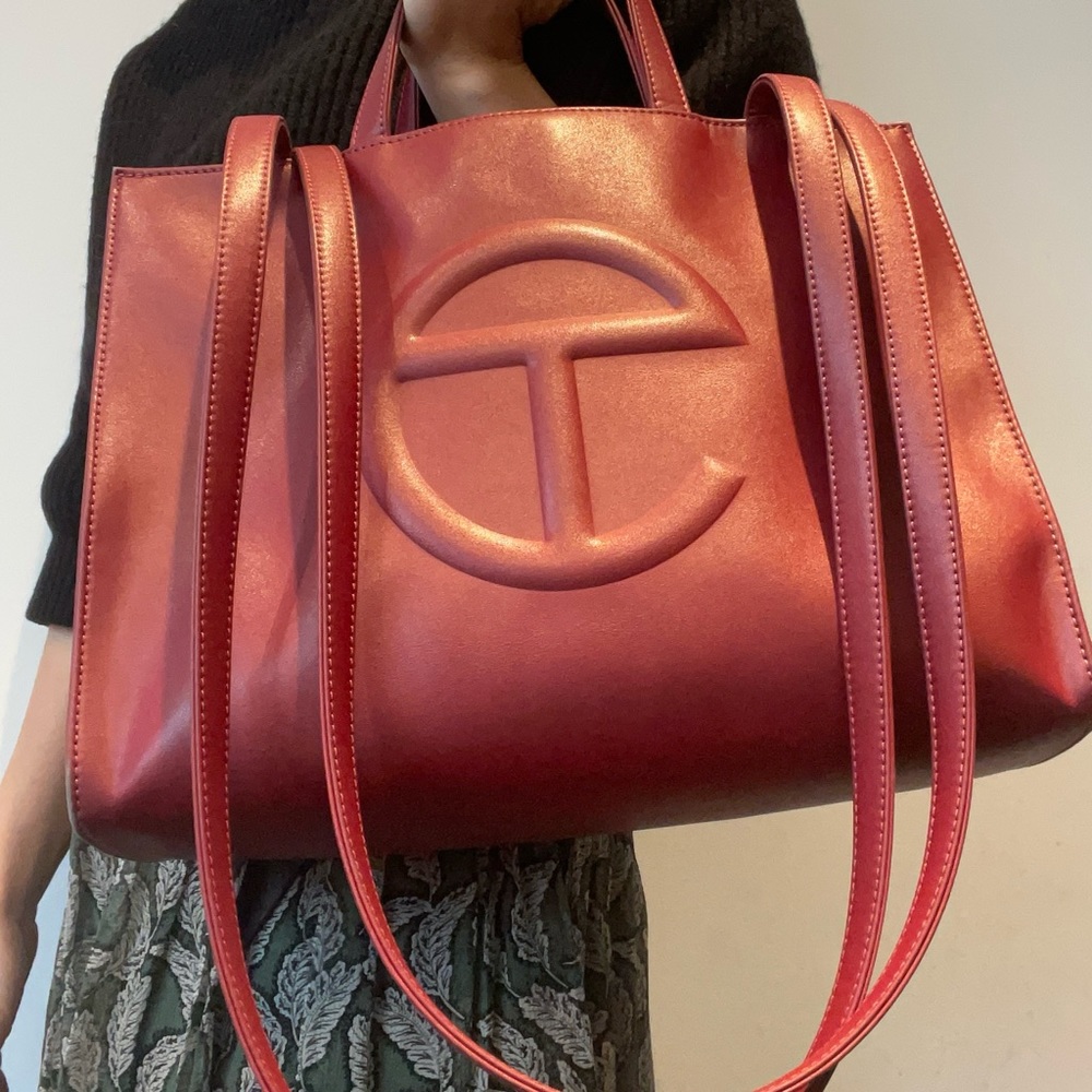 Telfar Medium Shopping Bag - Oxblood